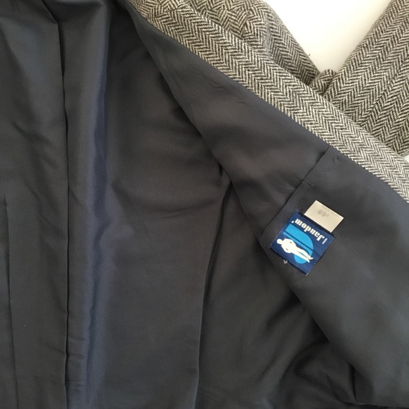 Blazer Women’s Herringbone Black Size See Measurements - Picture 6 of 8